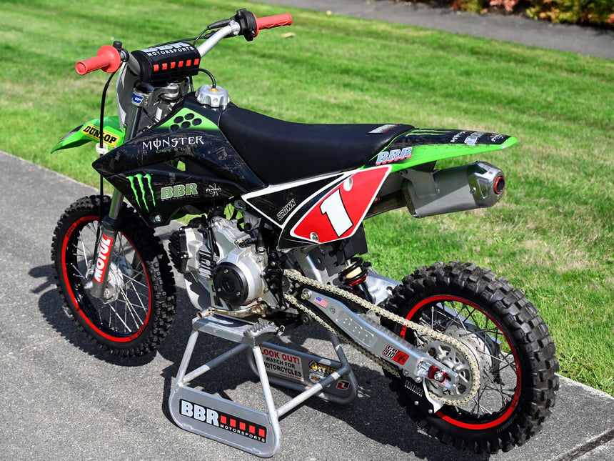 Swingarm Kit - KLX110 Pro Comp Swingarm (Includes Chain Guide)