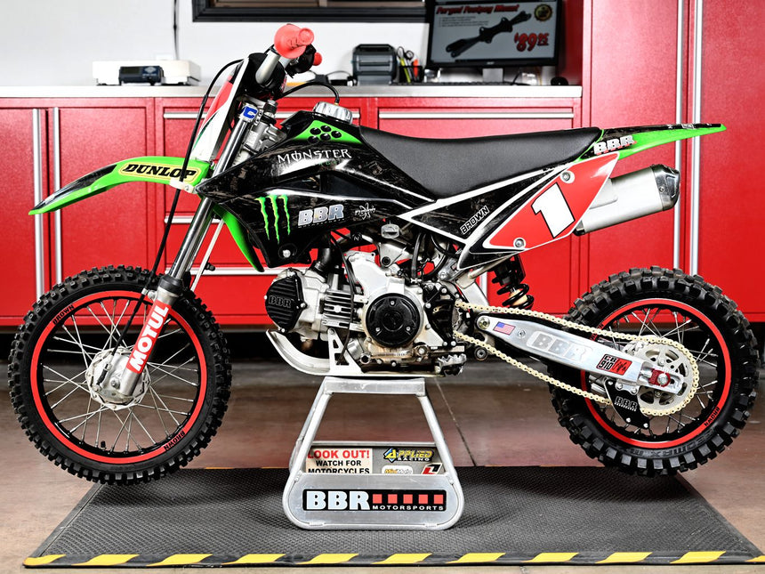 Swingarm Kit - KLX110 Pro Comp Swingarm (Includes Chain Guide)