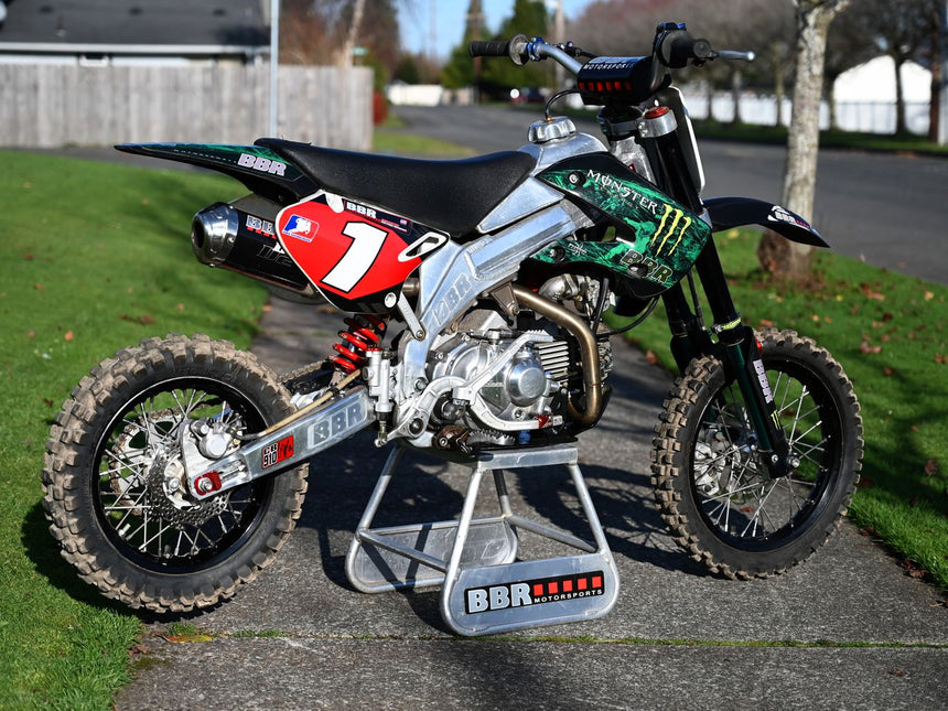 Swingarm Kit - KLX110 Pro Comp Swingarm (Includes Chain Guide)