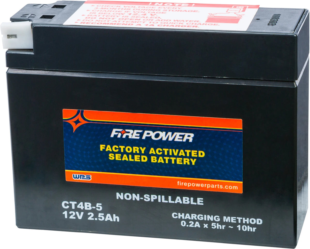 FirePower Battery CT4B-5 Sealed Factory Activated