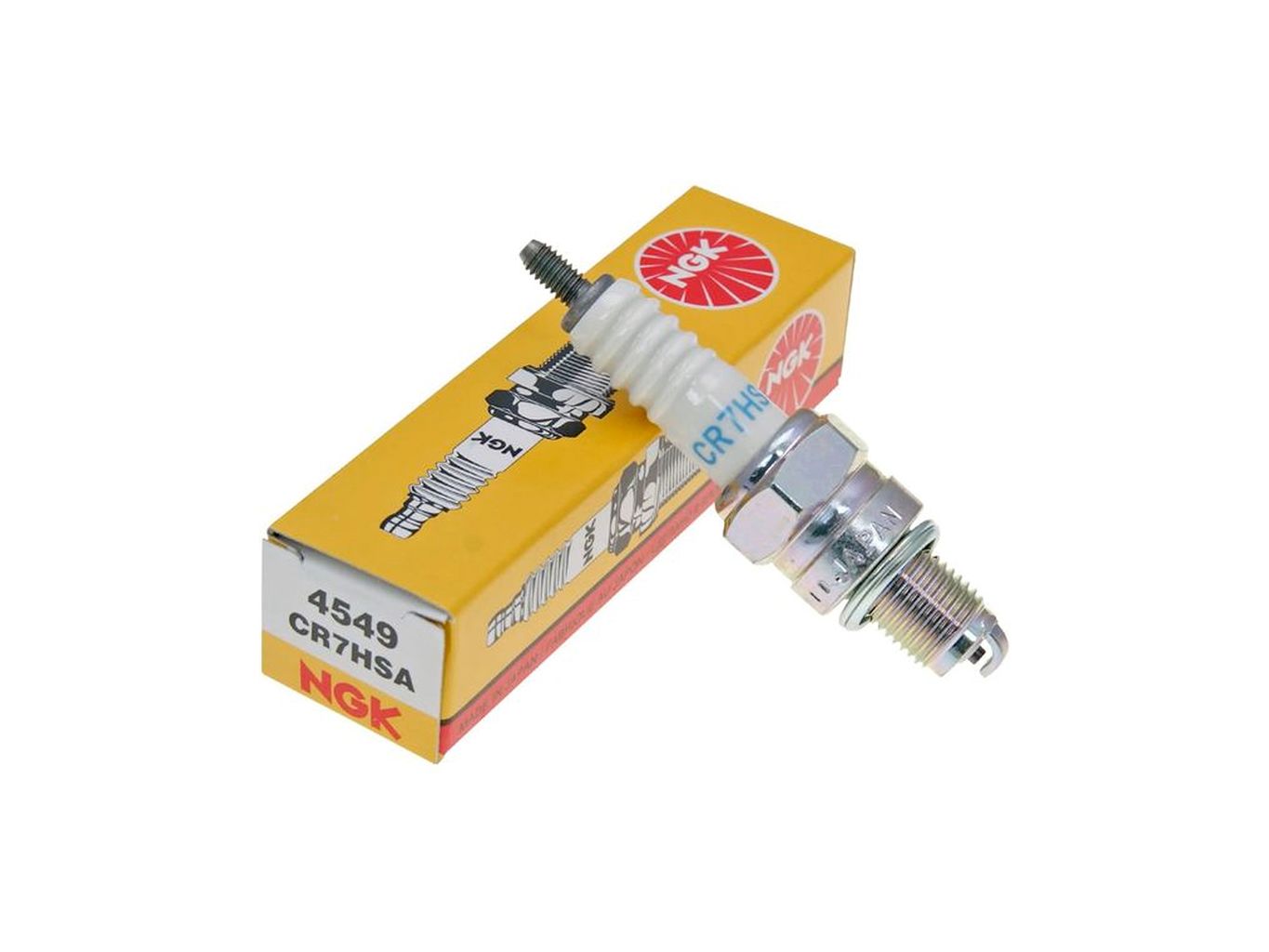NGK CR7HSA Spark Plug – Single, Japan-Made, Trade Price (Stock #4549)