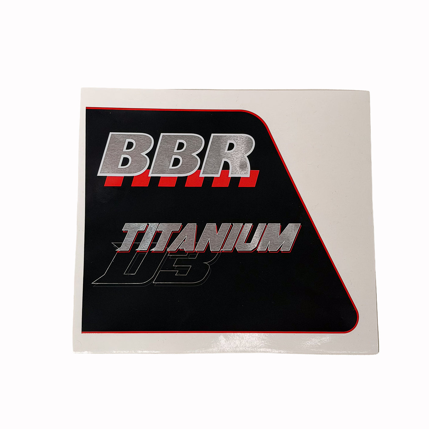 Exhaust System - D3 Titanium - Foil Exhaust Label (RH)