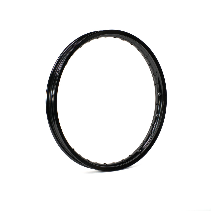 17" x 36h Black Aluminum Rim - Front CRF/XR80, CRF125F (small wheel), TTR125 (small wheel)