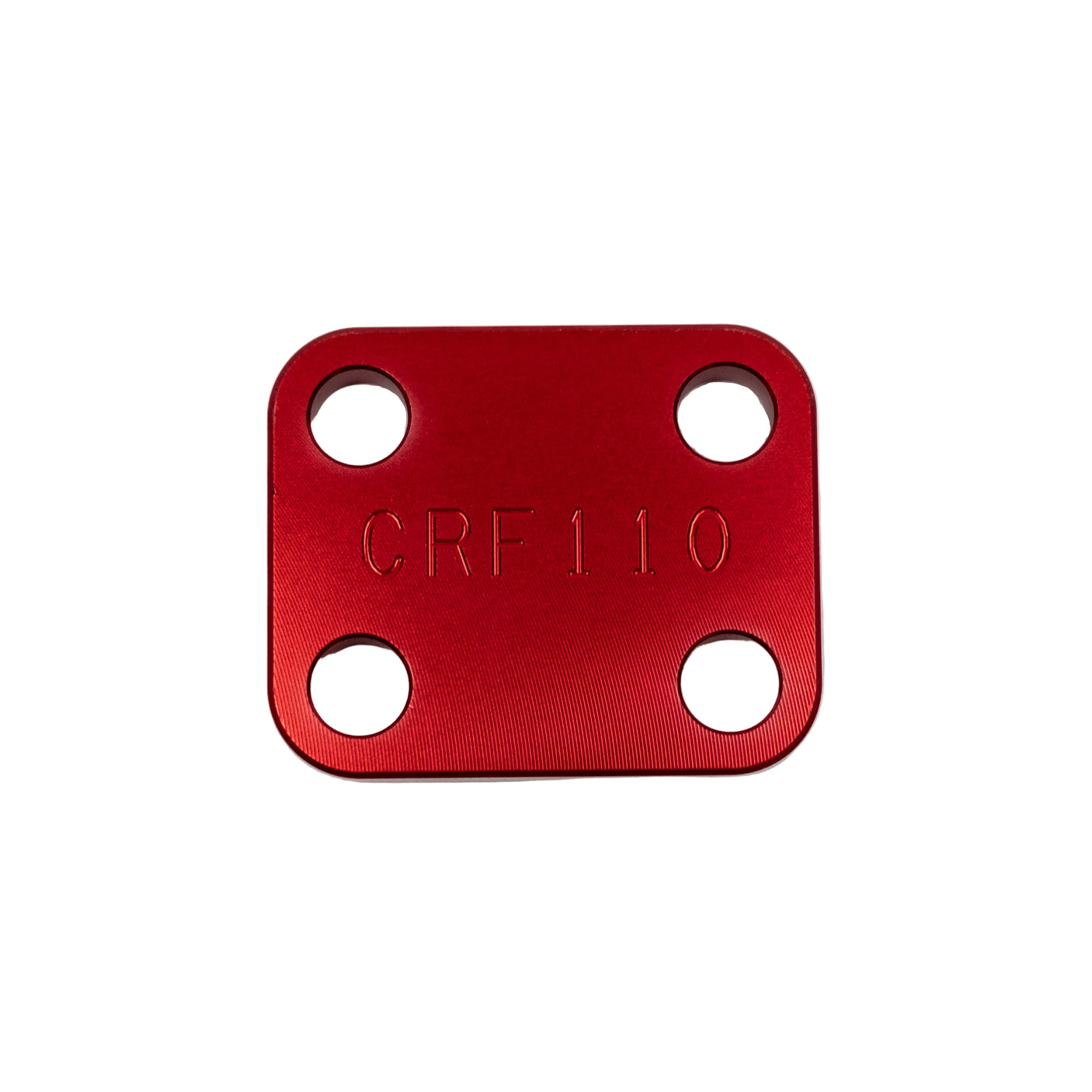 Mounting Bracket-Chain Guide Mounting Bracket,  Red/ BBR CRF110 Swingarms