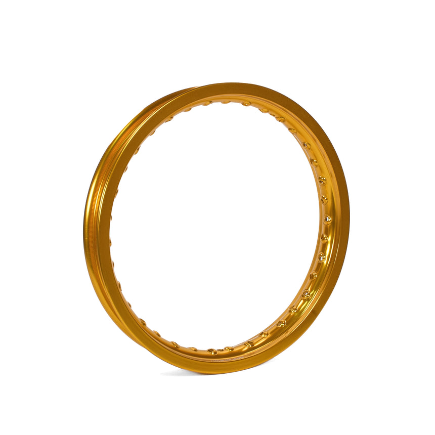 14" x 36h Gold Aluminum Rim - Rear XR80, CRF125F (small wheel), TTR125L (small wheel)