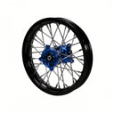 BBR Complete Rear Wheel - Black Rim 12", CNC Billet Disc Hub