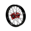 BBR Complete Rear Wheel - Black Rim 12", CNC Billet Disc Hub