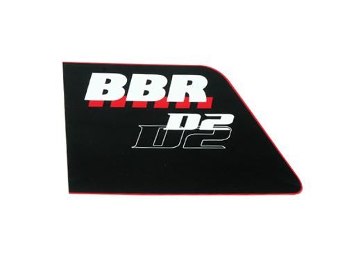 Exhaust System - D2 Foil Exhaust Label (RH) - 220-BBR-1012