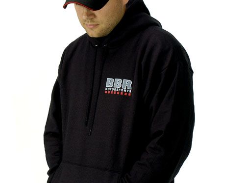 Hooded Sweatshirt - BBR Factory, Black / Large - 820-BBR-1101