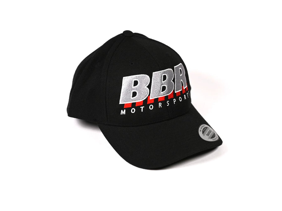 BBR Snapback Adjustable Curved Bill/Solid Back Hat Blk - 831-BBR-1015