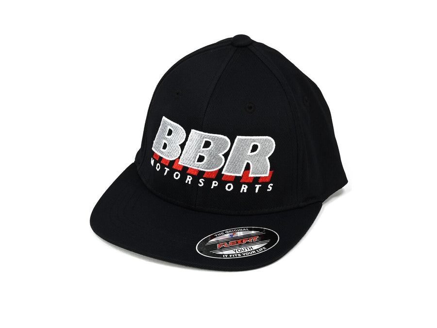 BBR Youth Flat Bill/Solid Back Hat Blk - 831-BBR-1018